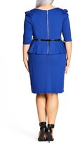 Thumbnail for your product : City Chic Peplum Dress (Plus Size)