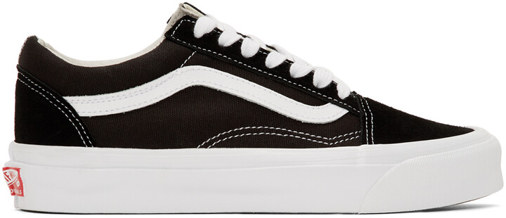 White Vans Black Mens Shoes | the world's largest collection fashion ShopStyle