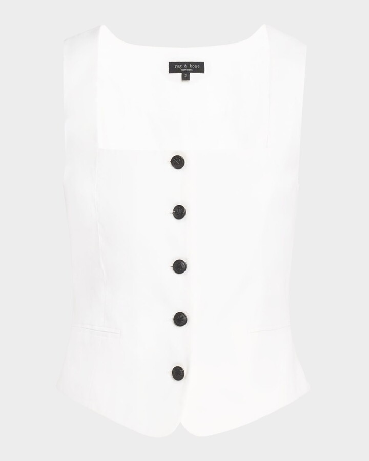 Rag & Bone Mariana Linen Vest
