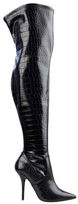 faux crocodile boots womens