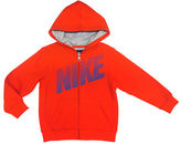 Thumbnail for your product : Nike Boys 2 to 7 Embroidered Fleece Hoodie-BLUE-4