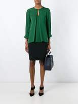 Thumbnail for your product : MICHAEL Michael Kors inverted pleat longsleeved blouse