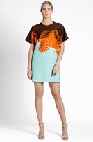 Thumbnail for your product : MSGM Palm Tree Knit Shift Dress