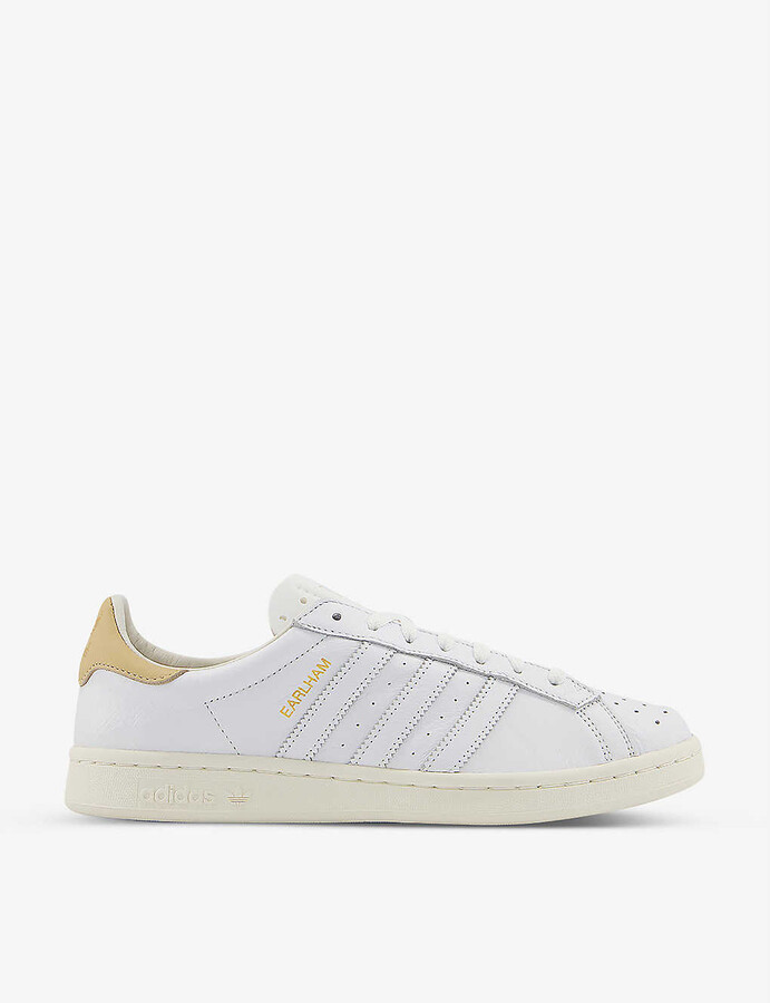 adidas Earlham branded leather low-top trainers - ShopStyle Sneakers &  Athletic Shoes