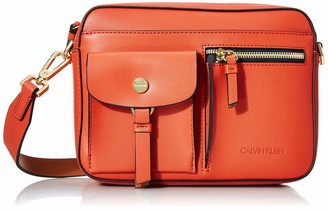 calvin klein orange purse
