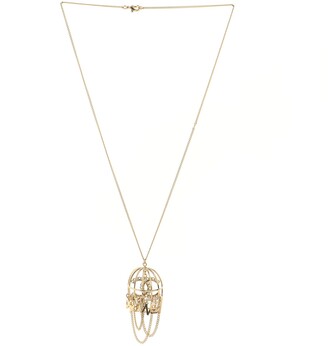 Chanel Bird Cage Logo Necklace - ShopStyle