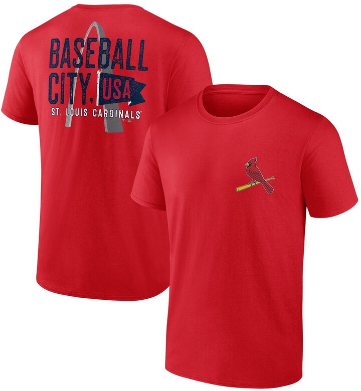 Men's Fanatics Branded White St. Louis Cardinals Team Hot Shot T-Shirt