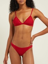 Thumbnail for your product : Haight Taping Triangle Bikini - Red