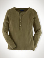 Thumbnail for your product : Ralph Lauren Cotton Long-Sleeved Henley