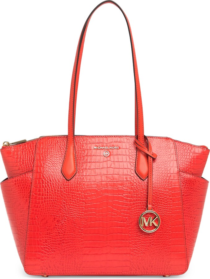 Michael Kors Marylin Orange Handbag - ShopStyle Tote Bags