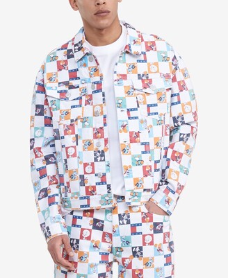 Tommy Hilfiger Men's Space Jam: A New Legacy x Tommy Jeans Tommy Jeans  Checkerboard Trucker Jacket - ShopStyle