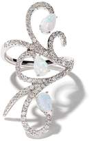 Thumbnail for your product : As 29 As29 18kt white gold Lucy opal and diamond ring