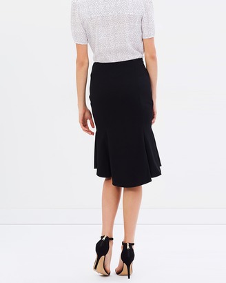 Forcast Stacey Fluted Skirt