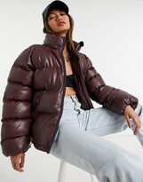 Thumbnail for your product : Steele Chariot puffer jacket in brown