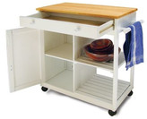 Thumbnail for your product : Catskill Craft Cottage Kitchen Cart with Wooden Top