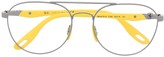 Thumbnail for your product : Ray-Ban Two-Tone Aviator Frame Glasses
