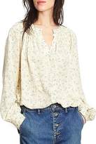 Thumbnail for your product : Vince Silk Smocked Blouse