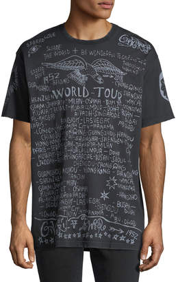 Givenchy World Tour Graphic Logo T-Shirt