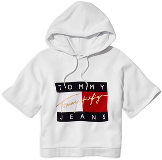 Tommy Jeans Short Sleeve Logo Hoodie