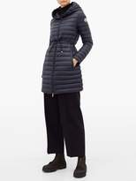 Thumbnail for your product : Moncler Barbel Drawstring-waist Padded Coat - Womens - Navy