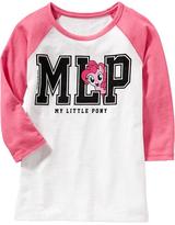 Thumbnail for your product : My Little Pony Girls Baseball Tees