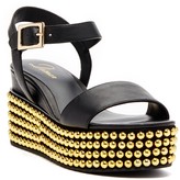 Thumbnail for your product : Delman Angie Studded Platform Sandal