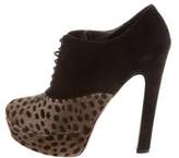 Thumbnail for your product : Alaia Ponyhair Platform Booties