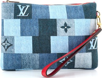 Louis Vuitton Monogram Denim Trench Coat – VintageBooBoo Pre owned designer  bags, shoes, clothes