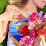 Thumbnail for your product : Lot28 - Orange Wildflower Jelly Ring Double Wave