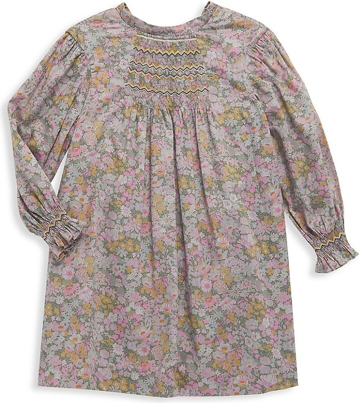 Bonpoint Little Girl's & Girl's Robe Smockée Divine Dress - ShopStyle
