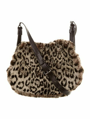 faux fur cross body bag