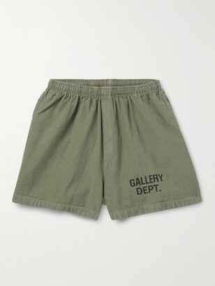 GALLERY DEPT. Distressed camouflage-print Cargo Shorts - Farfetch