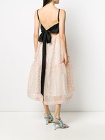 Thumbnail for your product : Parlor Floral Patterned Open Back Dress