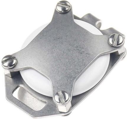 Trayvax Wallets Tracer Apple Airtag Keychain Silver