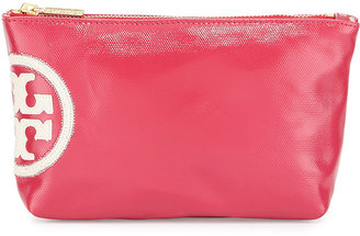 Tory Burch Dipped Beach Small Slouchy Cosmetics Case, Island Pink