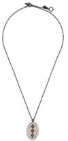 Thumbnail for your product : Armenta Diamond Pavé Oval Pendant Necklace