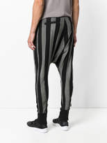 Thumbnail for your product : Unconditional striped drop-crotch trousers