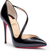 Thumbnail for your product : Christian Louboutin Jumping 100 patent black sandals