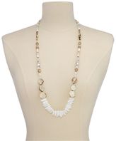 Thumbnail for your product : lonna & lilly Gold-Tone Multi-Stone & Shell Rope Necklace