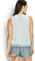 Thumbnail for your product : Forever 21 Contemporary Embroidered Lace Top