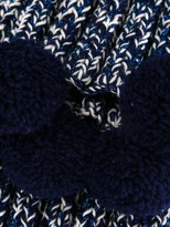 Thumbnail for your product : 0711 Bradford pompom detailed scarf