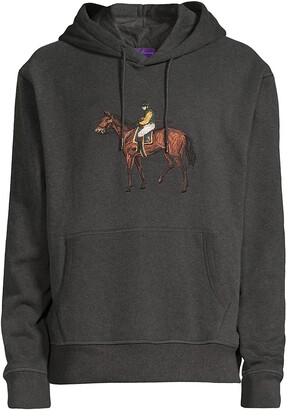 Ralph Lauren Purple Label Horse & Jockey Hoodie Sweatshirt - ShopStyle