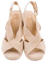 Thumbnail for your product : MICHAEL Michael Kors Suede Block Heels