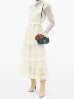 Thumbnail for your product : Chloé Tess Mini Leather Cross-body Bag - Green