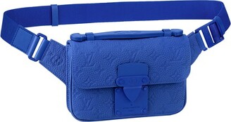 Louis Vuitton Bags Briefcases Blue Leather ref.794061 - Joli Closet