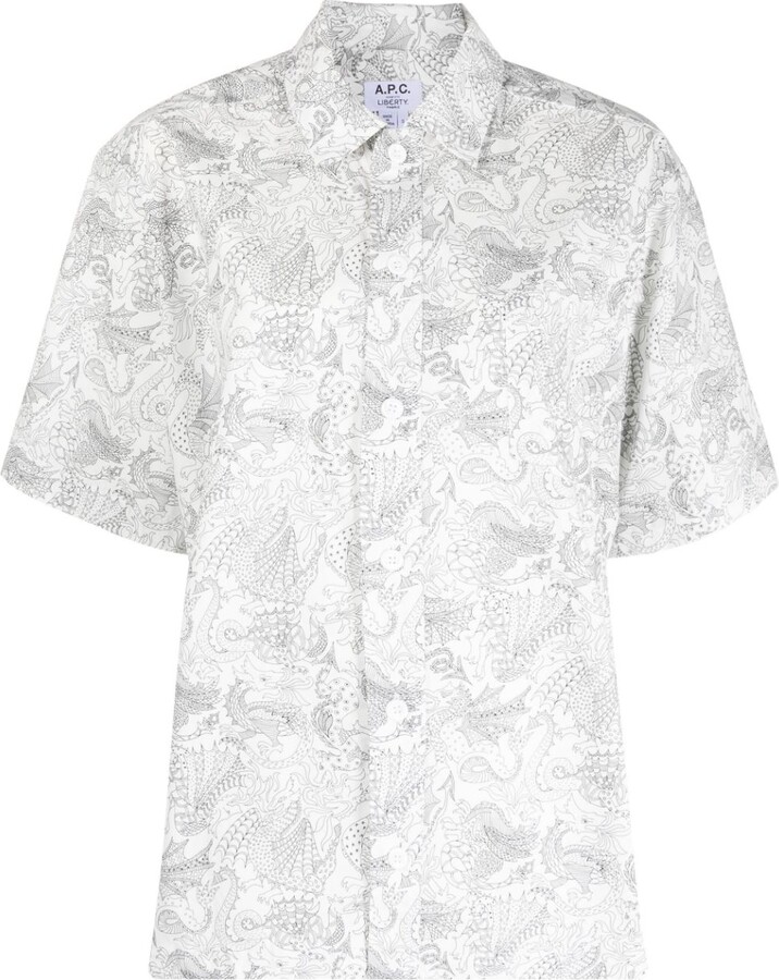 Gucci Multicolor Liberty London Edition Floral Short Sleeve Shirt