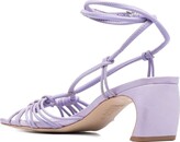 Thumbnail for your product : Schutz Strappy 65mm Leather Sandals