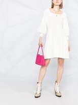Thumbnail for your product : Pinko Balloon-Sleeve Knitted Skater Dress