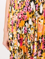 Thumbnail for your product : Saloni Floral-Print Pleated Skirt