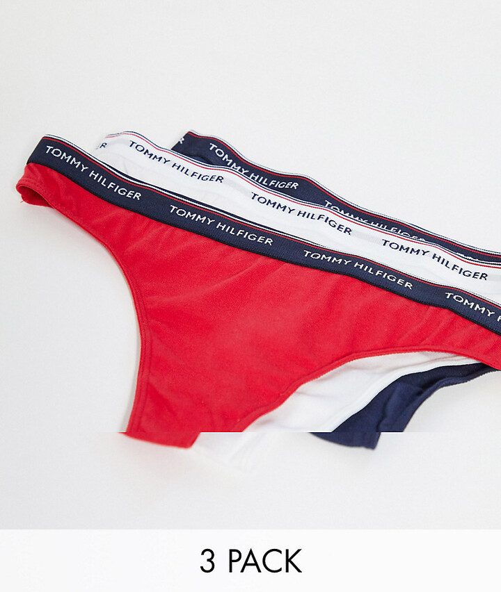 tommy hilfiger thong red